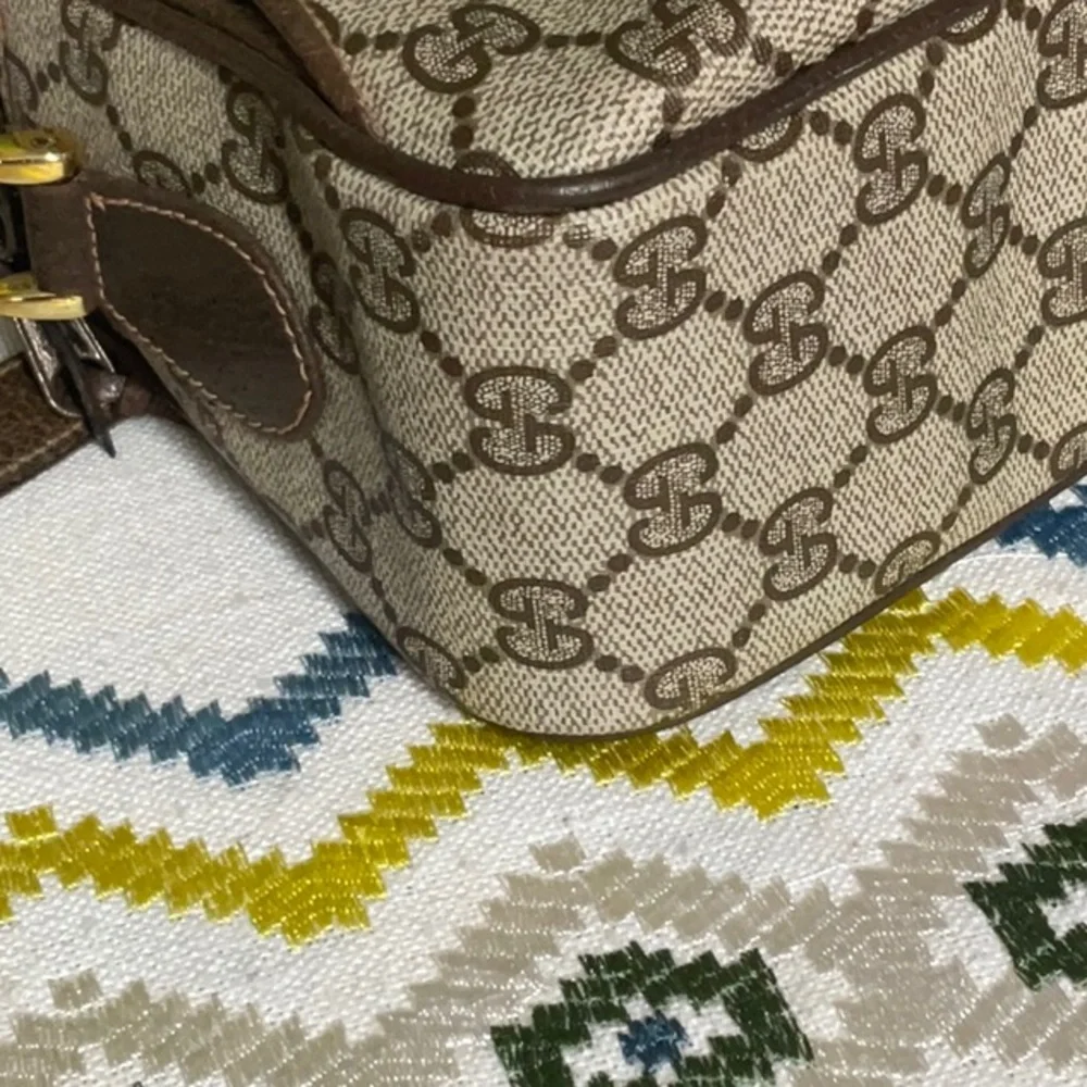 Gucci vintage GG Supreme Web Sherry Line Shoulder Bag - Picture 9 of 16